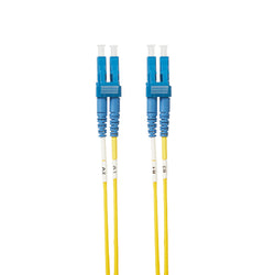 4Cabling 1.5m LC-LC OS1 / OS2 Singlemode Fibre Optic Cable Yellow