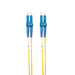 4Cabling 1.5m LC-LC OS1 / OS2 Singlemode Fibre Optic Cable Yellow