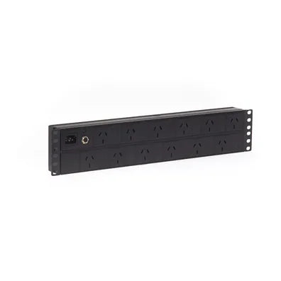 4Cabling 2RU 12 Way GPO Horizontal Rack Mount PDU Power Rail