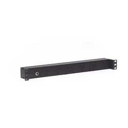 4Cabling 1RU 6 Way GPO Recessed Rack Mount PDU Power Rail