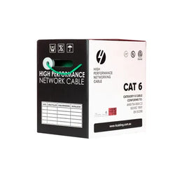 4Cabling CAT6 Ethernet Cable Reel Box UTP LAN Cable w/ Solid Conductor  Green
