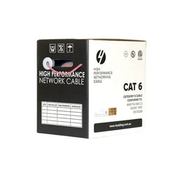4Cabling CAT6 Ethernet Cable Reel Box UTP LAN Cable w/ Solid Conductor  Pink
