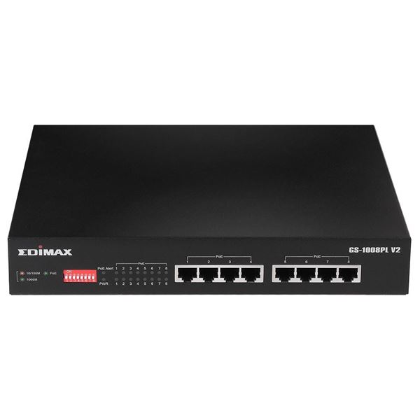 CDL Edimax 8 Port Gigabit PoE+ Long