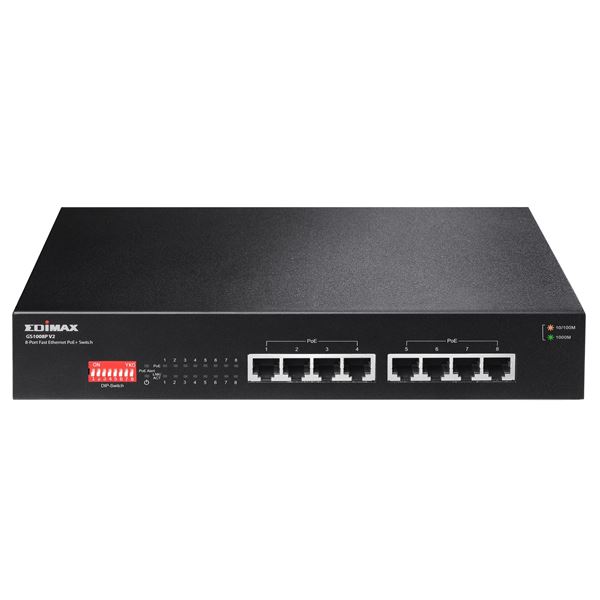 CDL Edimax Gigabit Switch 8port 10-100-1000 Gigabit PoE + Switch 130W
