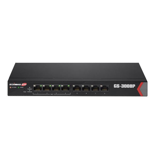 CDL Edimax 8 Port 10/100/1000 Gigabit Web Managed Switch With 4 PoE+