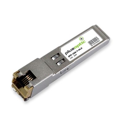 PlusOptic 10G, Copper SFP+, 30M Transceiver, RJ-45 Connector for Copper - CAT6 PlusOptic SFP-10G-T-PLU