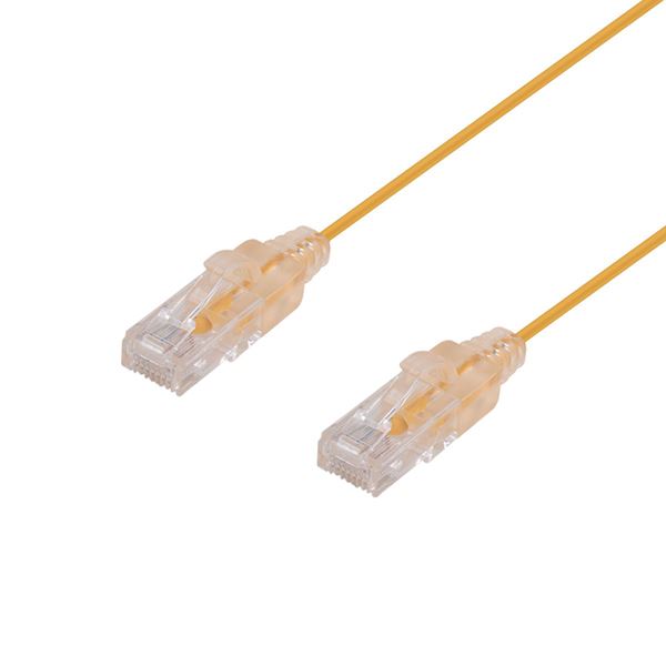 CDL Dynamix 0.25M Cat 6 Yellow Slimline