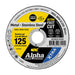 Trucut Sheffield 125 x 1.0mm Cutting Disc Stainless Gold Series II