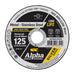 Trucut Sheffield MaxAbrase 125 x 2.5mm Cutting Disc Stainless Silver Series