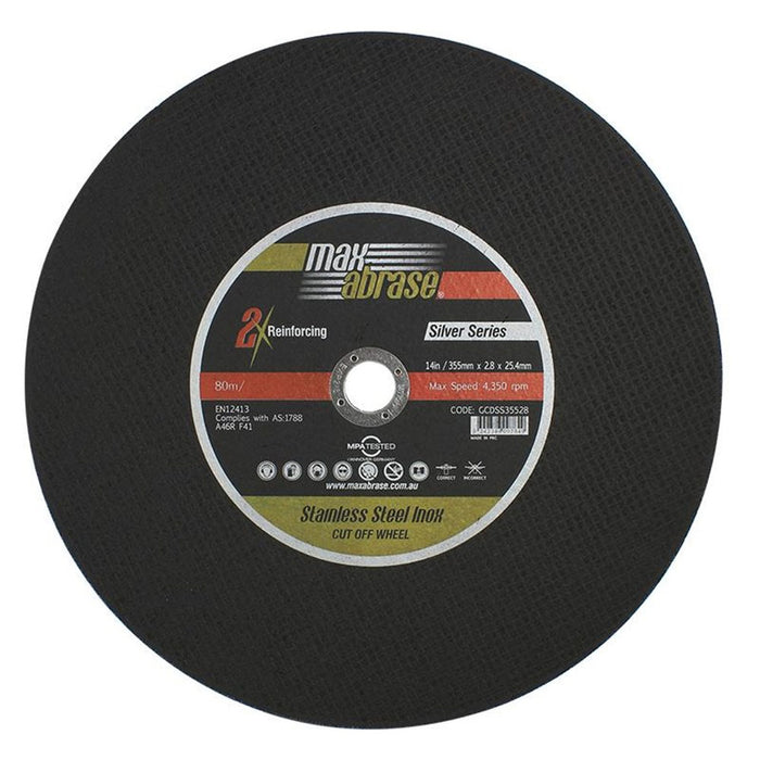 Trucut Sheffield 400 x 4.0mm HS Stainless Silver Series Cutting Disc