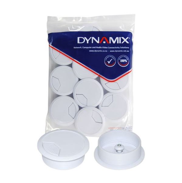 CDL Dynamix 80mm Round Desk Grommet Easily & Neatly Store Your Power