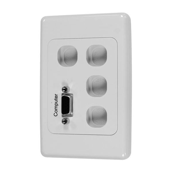 CDL Amdex Cover Plate Single VGA + 4 Blank