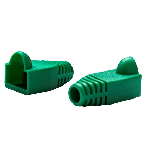 Dynamix Strain Relief Boot OD 6mm RJ45 20pc Green