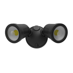 Glight 2*12W Security Light Tri Colour IP54 Black