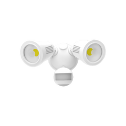 Glight Sensor Version 2*12W Security Light Tri Colour IP54 White
