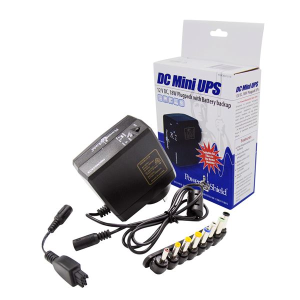 CDL Power Shield Mini UPS 12V DC/1.5A 18W Output With Long Life Li-Ion