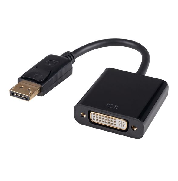 CDL Dynamix 0.2m DisplayPort Male To DVI-D Female Active Converter