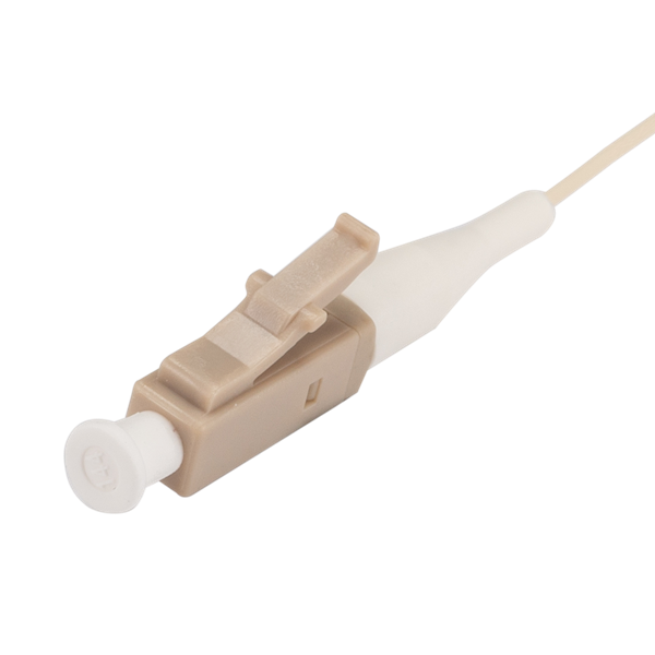 CDL Dynamix 2m LC Pigtail OM4 1 x Piece White 900um Multimode Fibre Tight Buffer