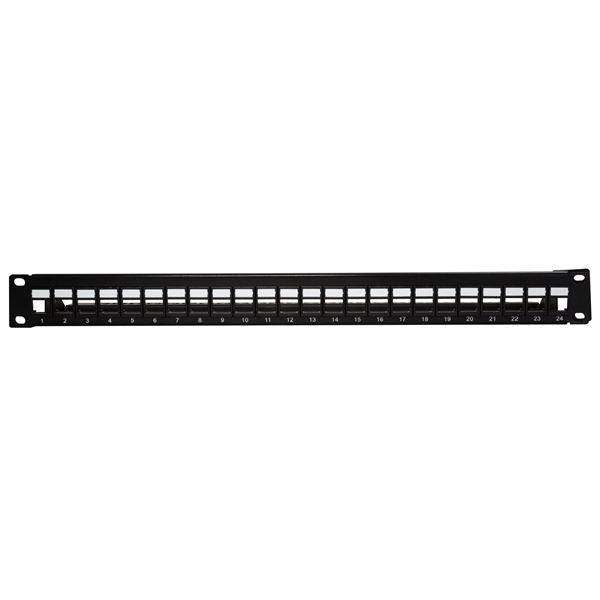 CDY Dynamix Cat6A 180deg Unshielded Keystone Patch Panel