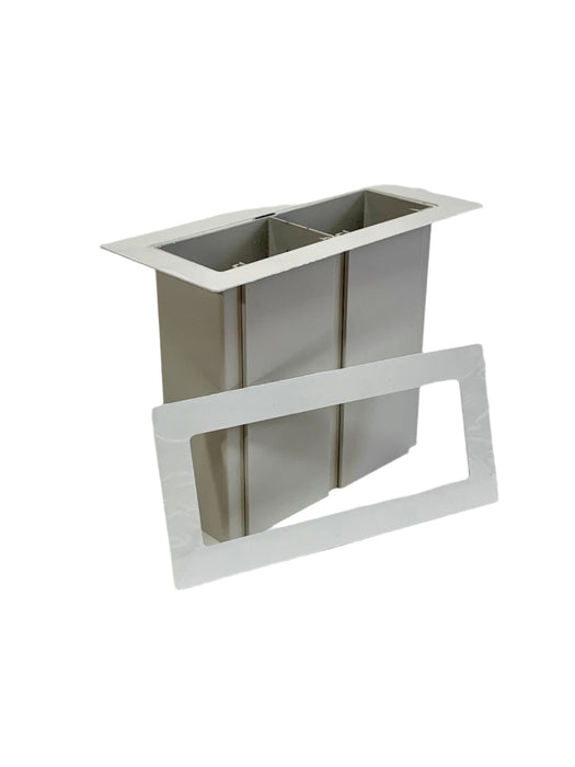 Interserv Cat 6 180/2 PVC Ceiling Flange Plate