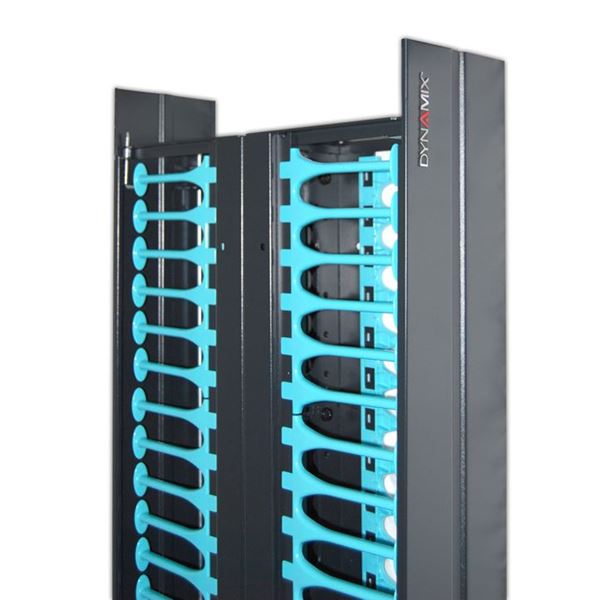 CDL Dynamix Dual 300mm Wide Finger Duct Cable Management Panels For RDF47U Frame