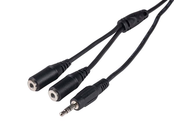 CDY Dynamix 2M Stereo Y Cable3.5mm Plugs