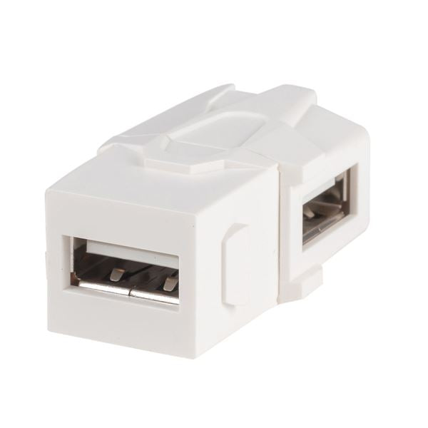 CDL Dynamix Keystone Jack USB2.0 90deg White