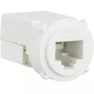 Hager Cat6A Data Mech White