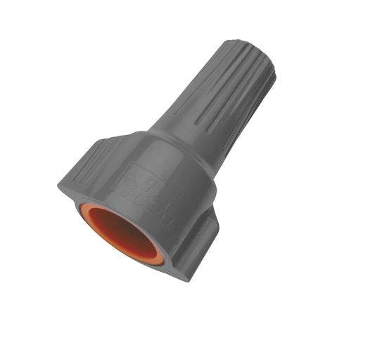 Ideal Industries 24A Grey/Orange WeatherProof Twister Wire Connector Pkt25
