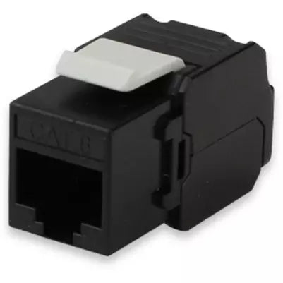 Austfibre AFL CAT6 180 Degree UTP Black Keystone Jack
