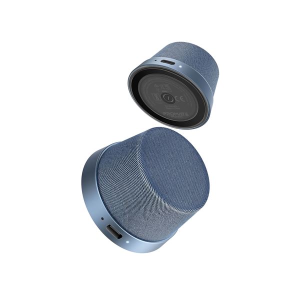 Promate 3W Mini Bluetooth Speaker with Magsafe Compatible Base Blue