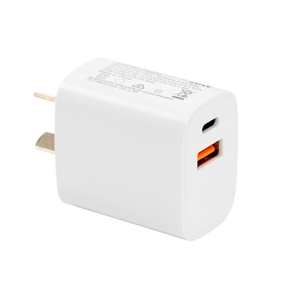CDY Dynamix 20W USB-C + QC3.0 USB-A Universal Compact USB Wall Charger