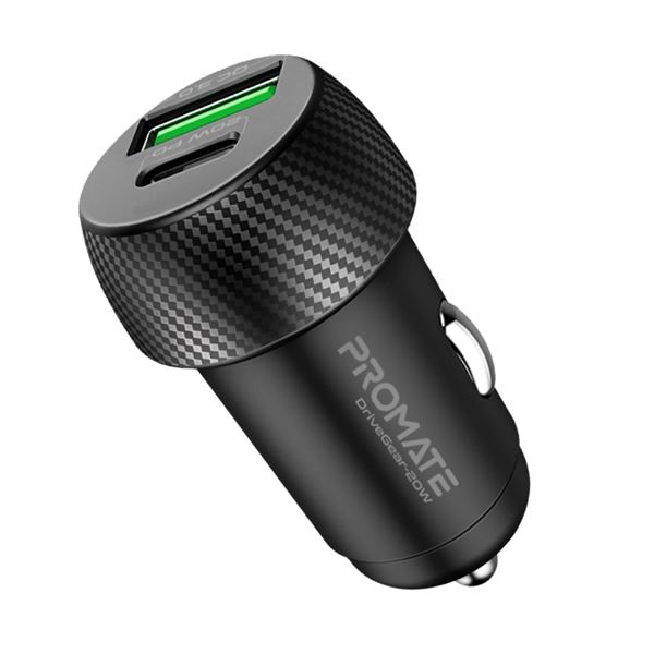 CDL Promate 20W Dual Port Car Charger