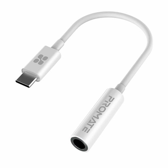 CDL Promate Dynamic Stereo USB-C To 3.5mm AUX Adapter Digital To