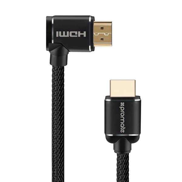 CDL Promate 5m 4K HDMI Right Angle Cable 24K Gold Plated High-Speed