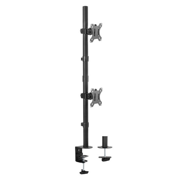 CDL Brateck Monitor Mount Rotate Tilt andSwivel 13"-32" Dual Vertical 16Kg