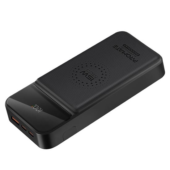 CDY PROMATE 20000mAh Wireless ChargingPower bank with LED displa