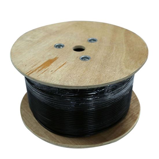 Dynamix 500m CAT6 Black Solid GEL Filled Outdoor 23AWGx4P Cable **Below Ground **