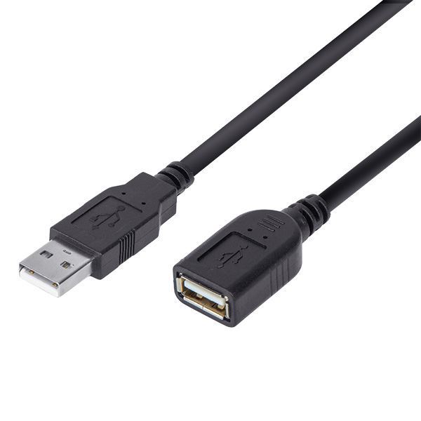 CDL Dynamix USB 2.0 Cable 1m USB-A Male - USB-A Female
