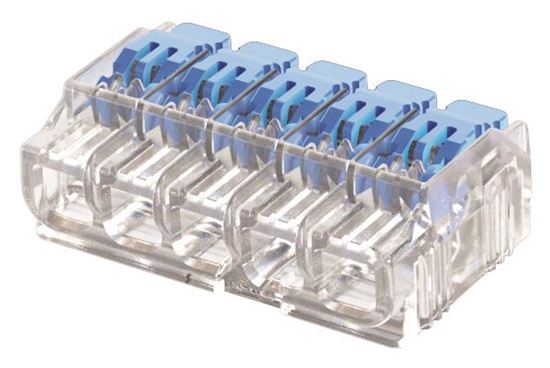 Ideal 5 Port Wire Connector Gen II Lever 24 to 12 AWG 30pc Jar