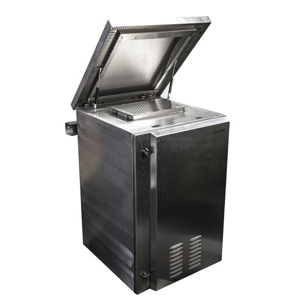 CDL Dynamix 24RU Stainless Vented Outdoor Wall Mount Cabinet 610 x 625 x 1200mm