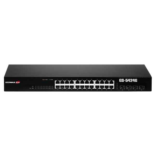 CDL Edimax 24 Port 10/100/1000 Gigabit Long Range Web Smart Rack-Mount