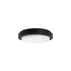Halcyon Lede Circle Step I Surface Mount Button 200mm Select 10W/15W 3K/4K Dimmable - Black