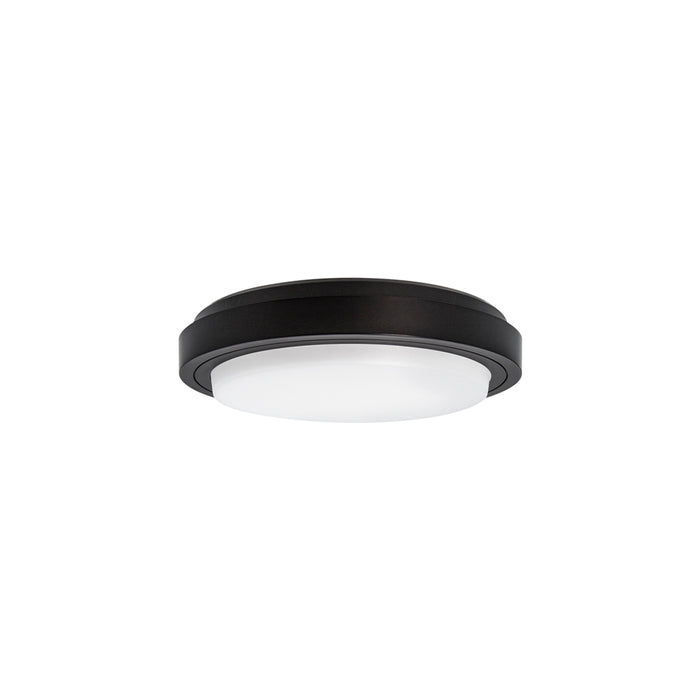Halcyon Lede Circle Step I Surface Mount Button 200mm Select 10W/15W 3K/4K Dimmable - Black