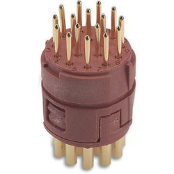 Lapp EPIC M23 16P SLM Insert + Male Solder Contacts. Anti-clockwi