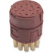 Lapp EPIC M23 16P BLM Insert + Female Solder Contacts. Anti-clock