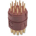 Lapp EPIC M23 16E SLM Insert + Male Solder Contacts. Clockwise