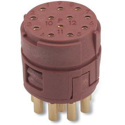 Lapp EPIC M23 12P BLM Insert + Female Solder Contacts. Anti-clock