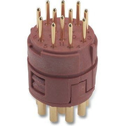 Lapp EPIC M23 12E SLM Insert + Male Solder Contacts. Clockwise