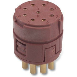 Lapp EPIC M23 9P BLM Insert + Female Solder Contacts. Anti-clockw